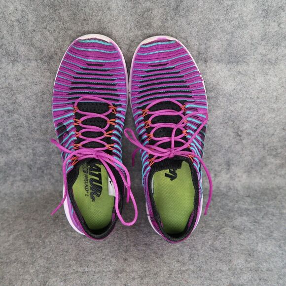Nike Shoes Womens 7 Athletic Trainer Free RN Flyknit Running Active Sport Purple - Picture 7 of 13